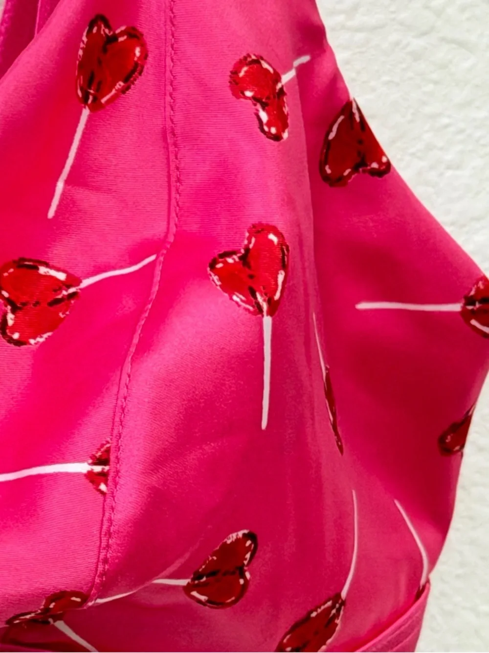 Victoria's Secret Hot Pink Cherry-Print Triangle Bralette - Picture 6 of 16